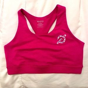 Peloton heathered strappy bra